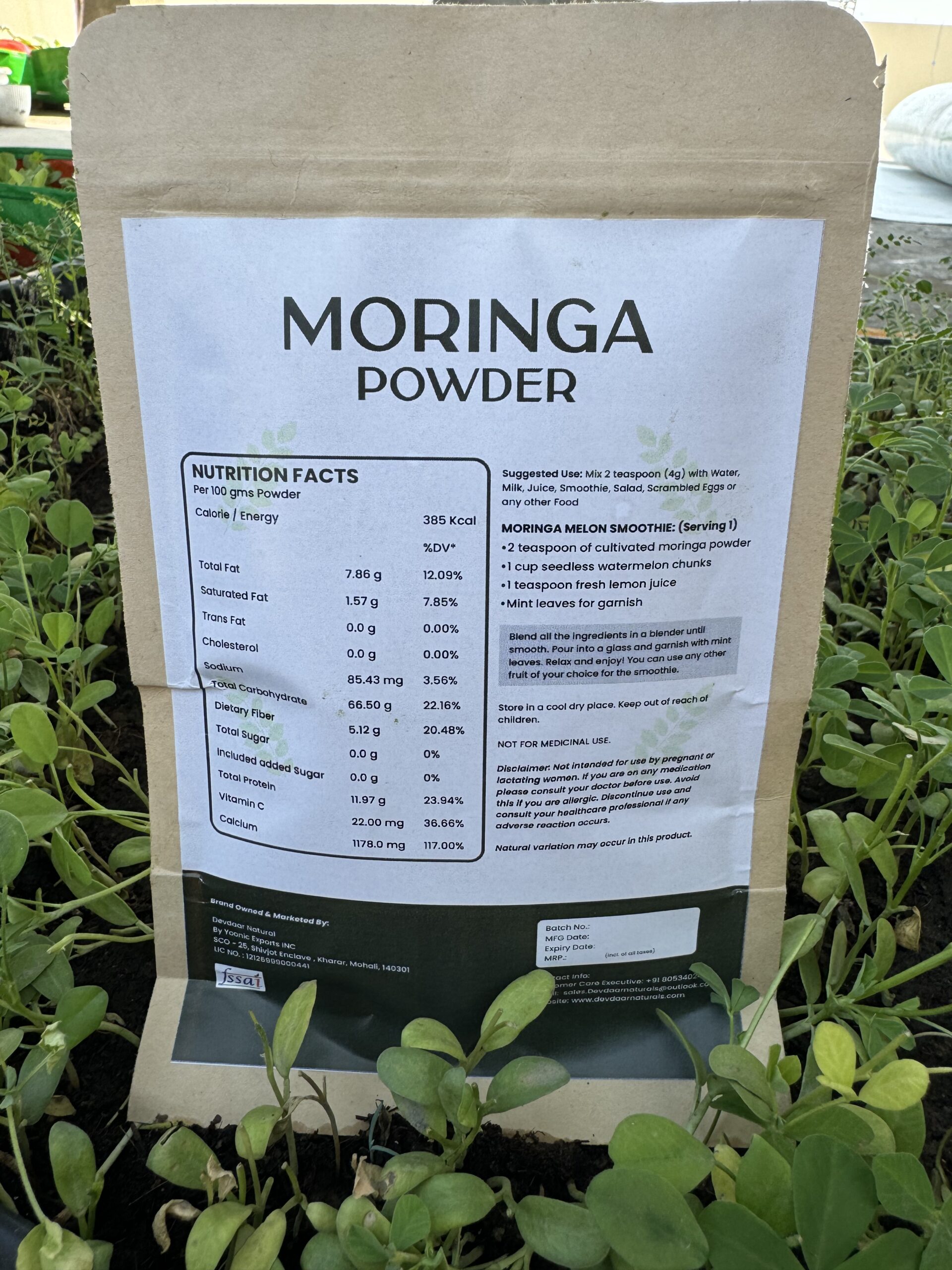 Natural Moringa