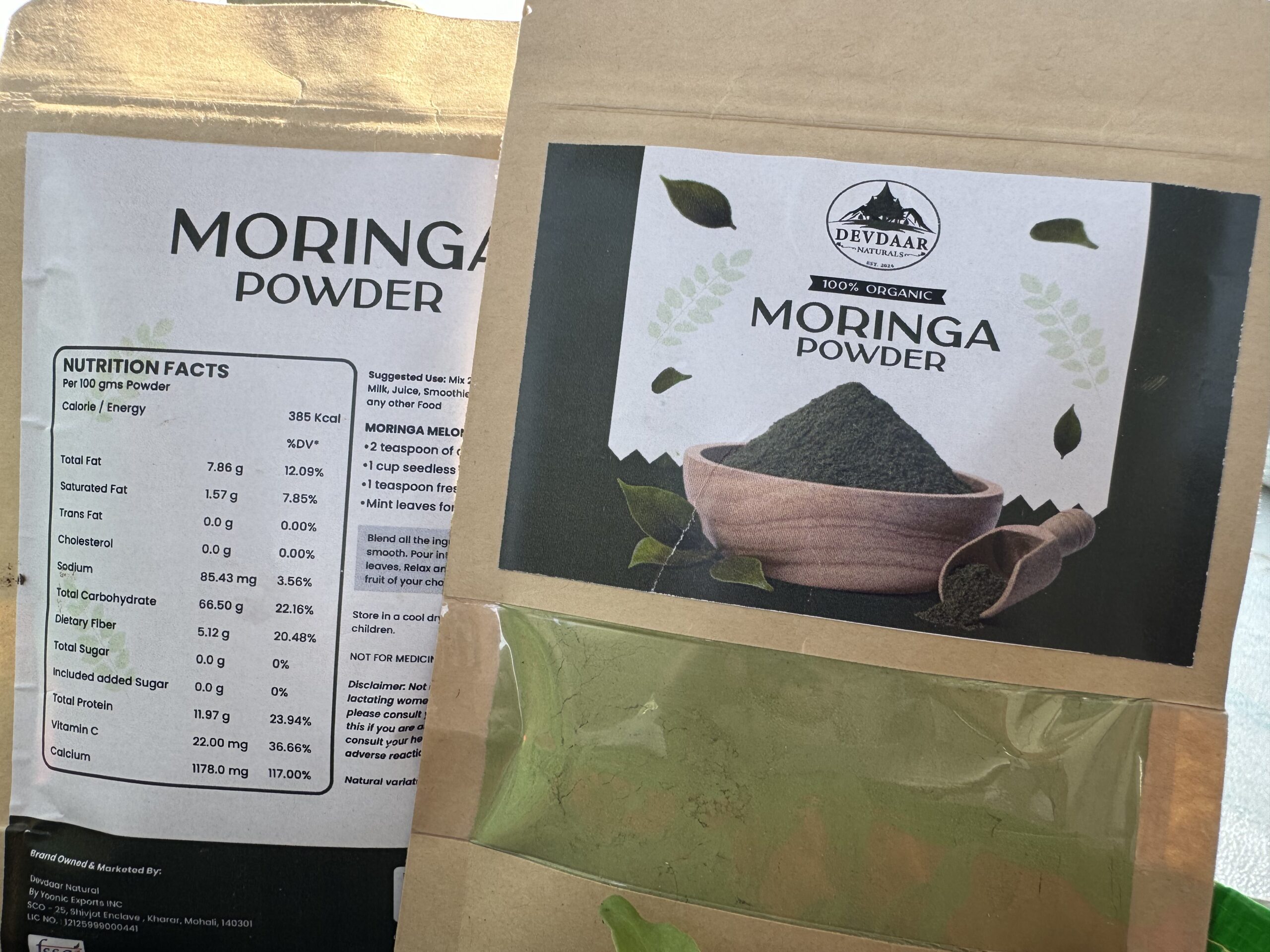 Moringa Powder Detail