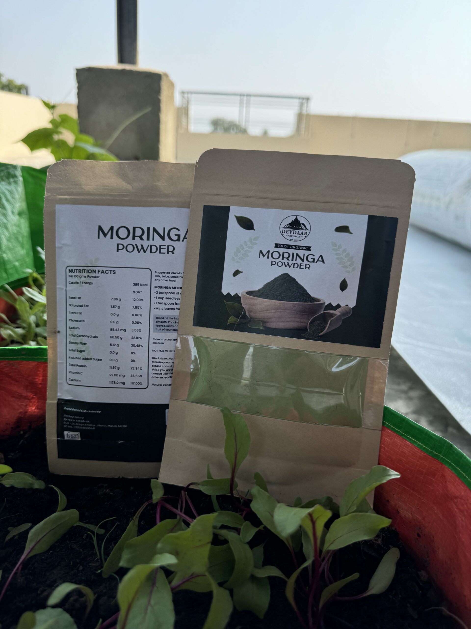 Moringa Powder Package